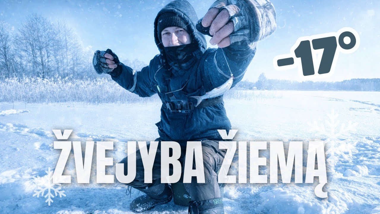 Poledinė žūklė viduržiemį. Ar kimba per šalčius?