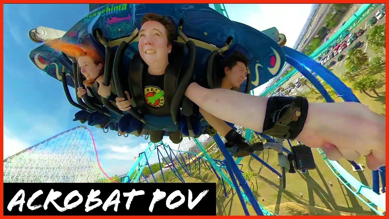 Acrobat Flying Coaster POV - Nagashima Spa Land
