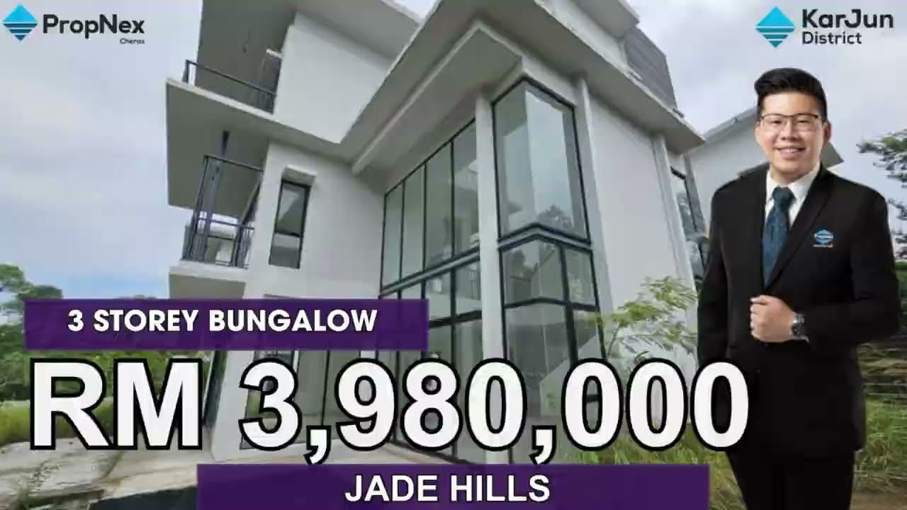 [Jade Hills Kajang ] 🏡角落单位 + 地很大10,000sf｜3层独立式 You Must See！