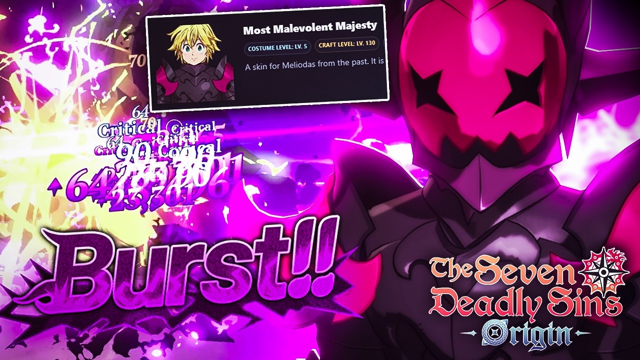 MELIODAS HITS DIFFERENT! BUILD THIS ENGRAVEMENT SET! SEVEN DEADLY SINS: ORIGIN