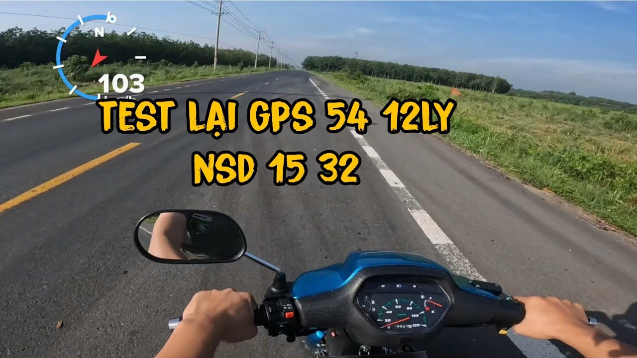 Test gps lần 2 cho wave 54 ipon Touring