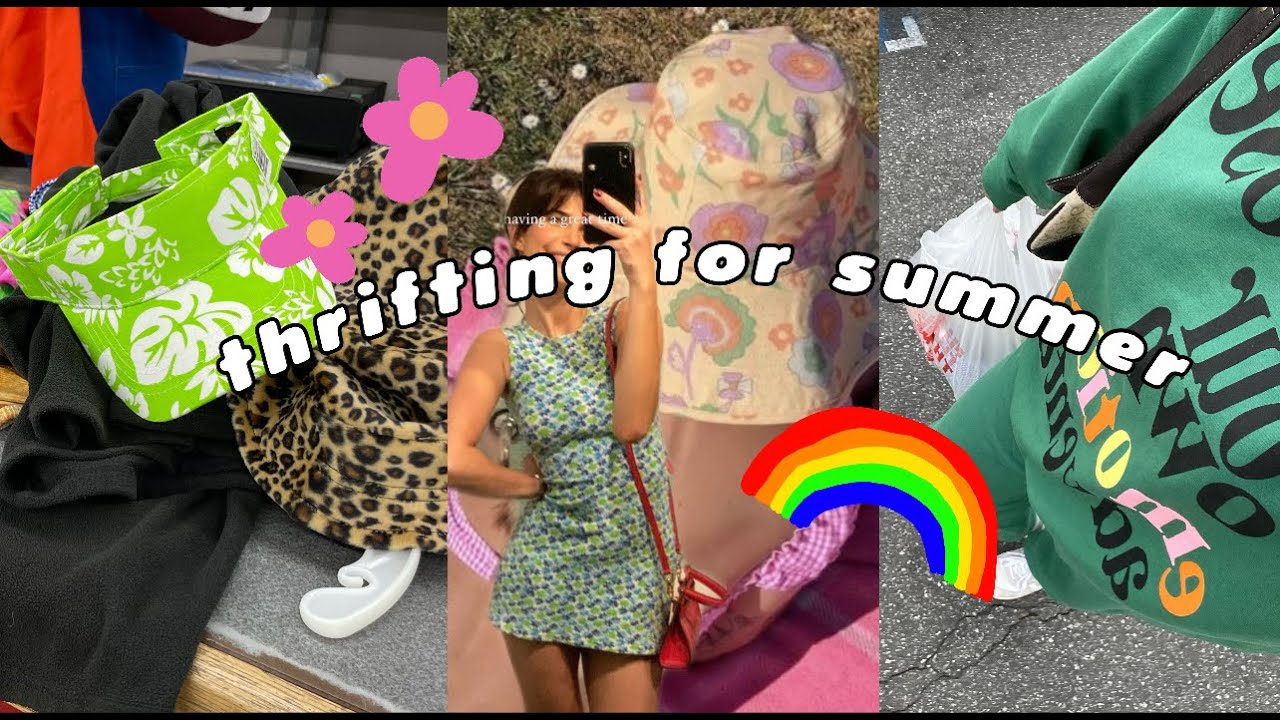 THRIFT WITH ME! (thrifting my summer inspo)🌟~ abelyn
