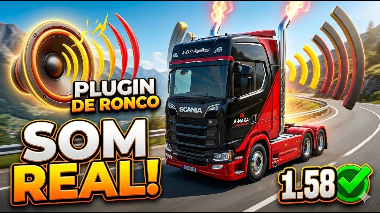 RONCO REALISTA NO ETS 2 1.58! PASSO A PASSO DO PLUGIN DE SOM ATUALIZADO