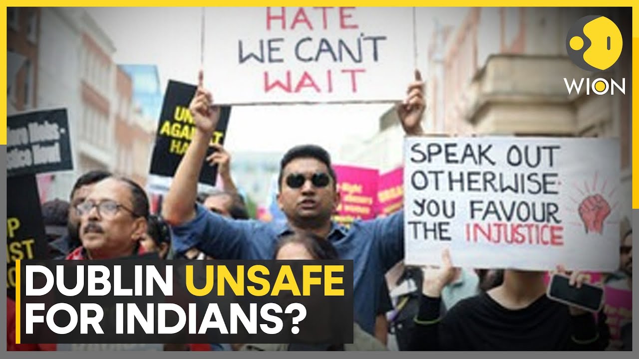 Rise in Attacks on Indian Citizens in Ireland | Indian Community Stages Protest in Dublin | WION