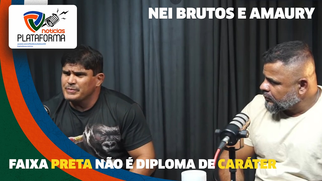 PLATAFORMA NOTÍCIAS - ENTREVISTA - NEI BRUTOS E AMAURY ROBSON - mestres de jui-jtsu.