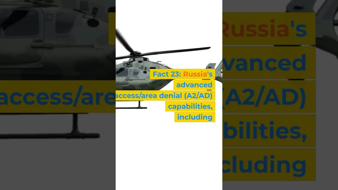 Fact 23: Russia's advanced anti-access/area denial (A2/AD) capabilities...