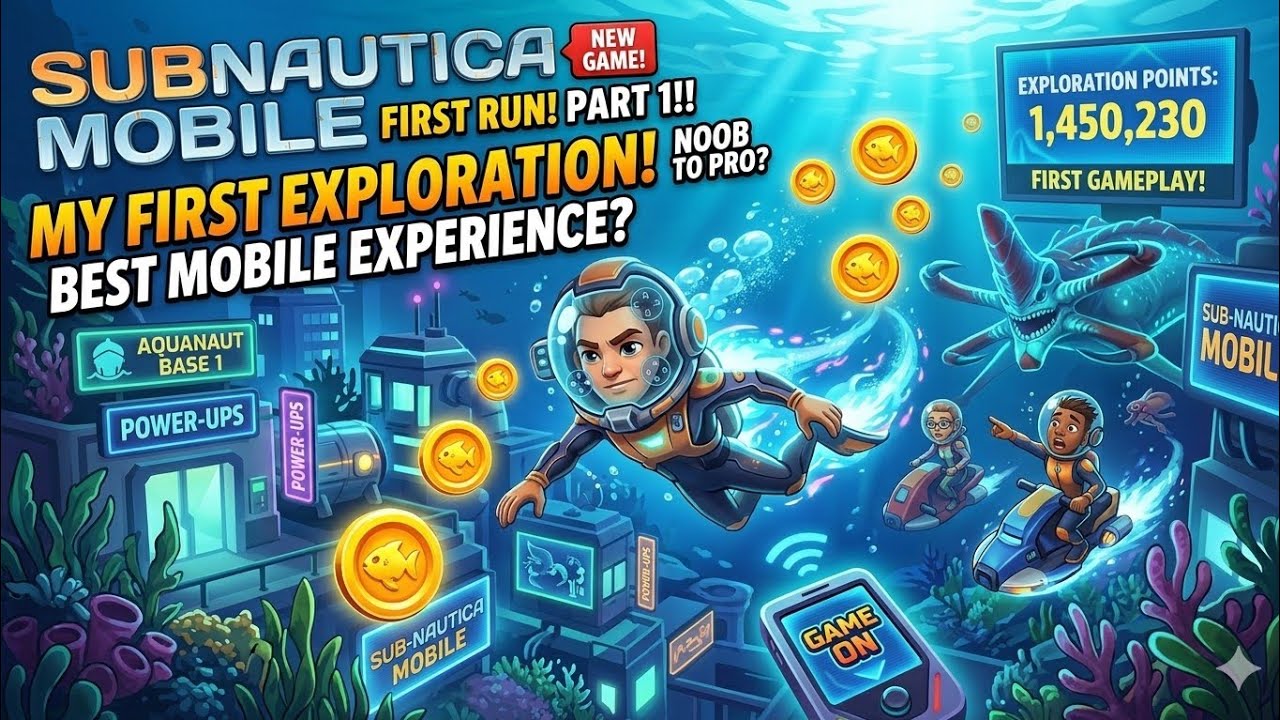 SURVIVING THE DEEP! 🌊 | Subnautica Mobile Gameplay - Part 1