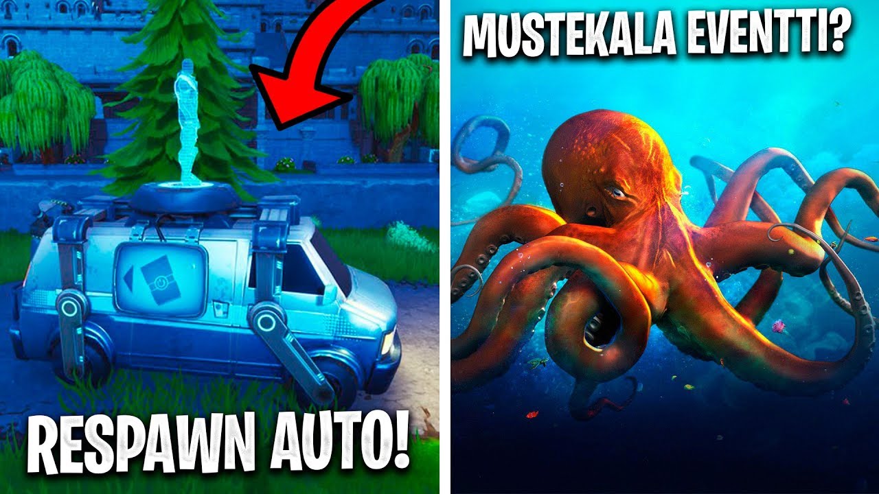 PELASTA KUOLLUT TIIMIKAVERISI! & MUSTEKALA?! - FORTNITE UUTISET & TEORIAT