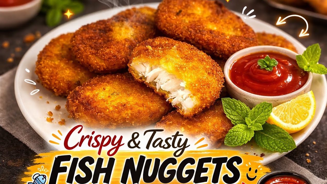 Restaurant Style Fish Nuggets at Home | Easy & Quick Recipe