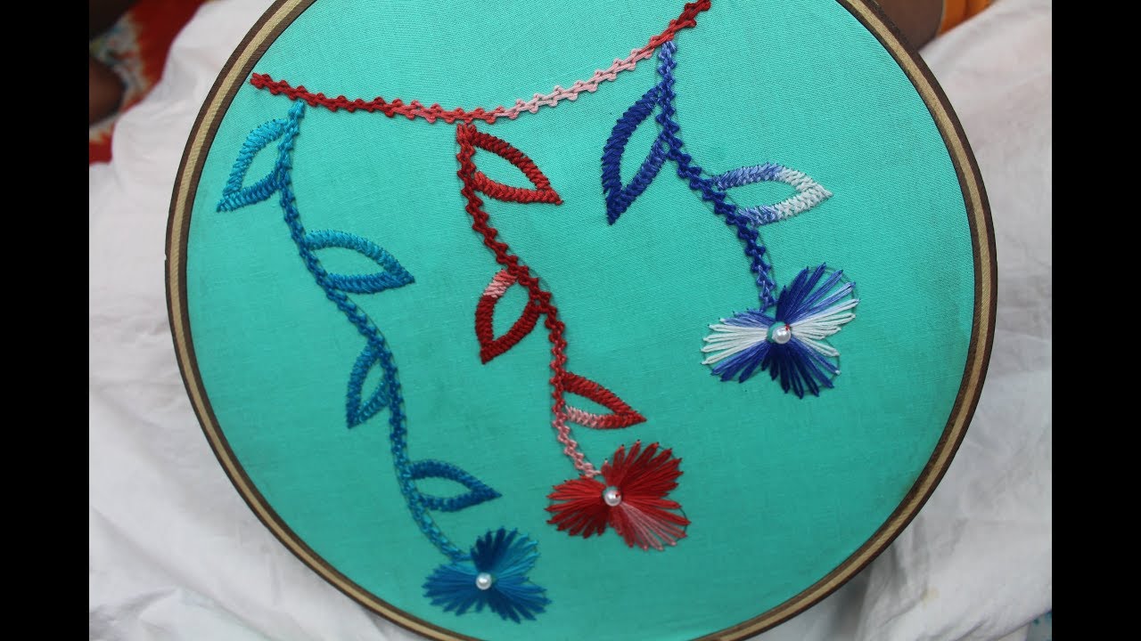 Neck design for dress | Hand embroidery design
