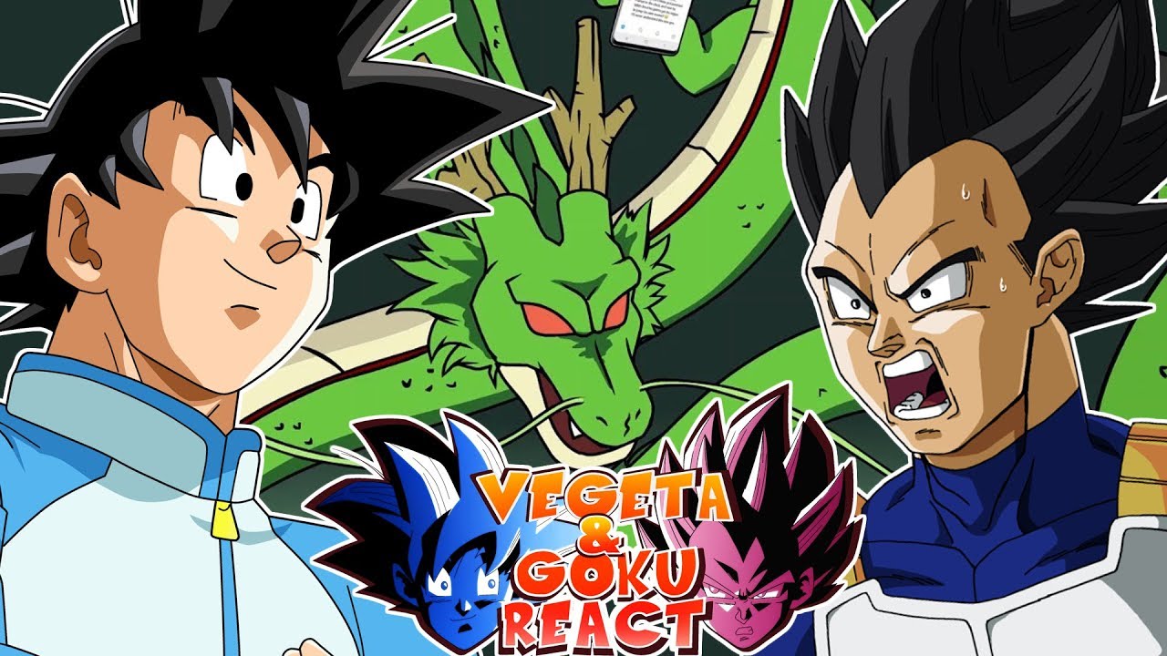 Vegeta And Goku React To Shenron vs. Porunga Rap Battle!
