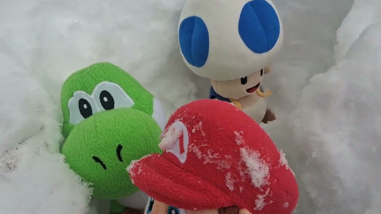 Mario and Luigi snow day🌨❄️