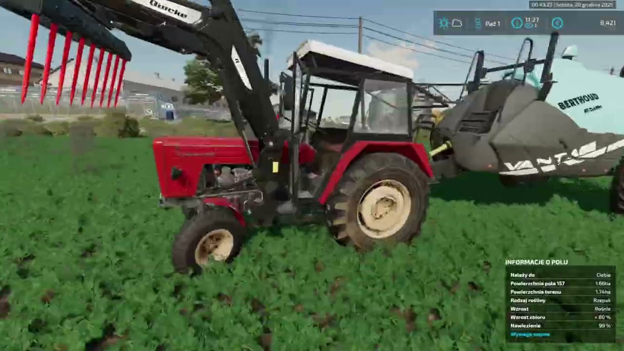 Nowy rozrzutnik! Opryski pól Timelapse Rozwojowy rolnik#222