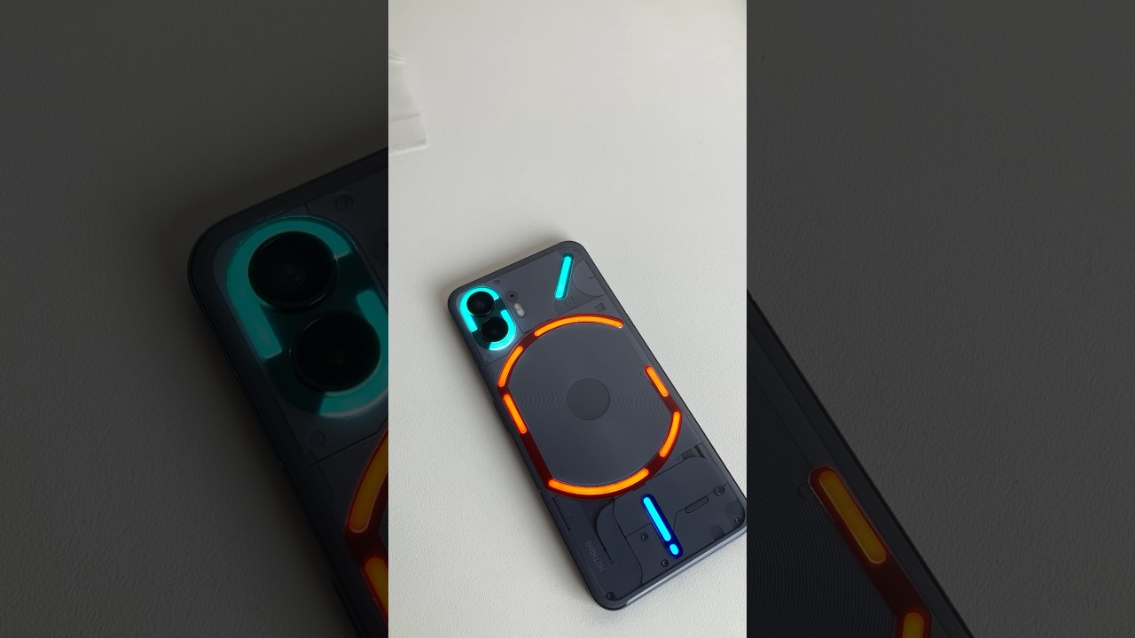 Сделайте свои глифы NOTHING PHONE красочными 🌈✨ #шорты #nothingphone2