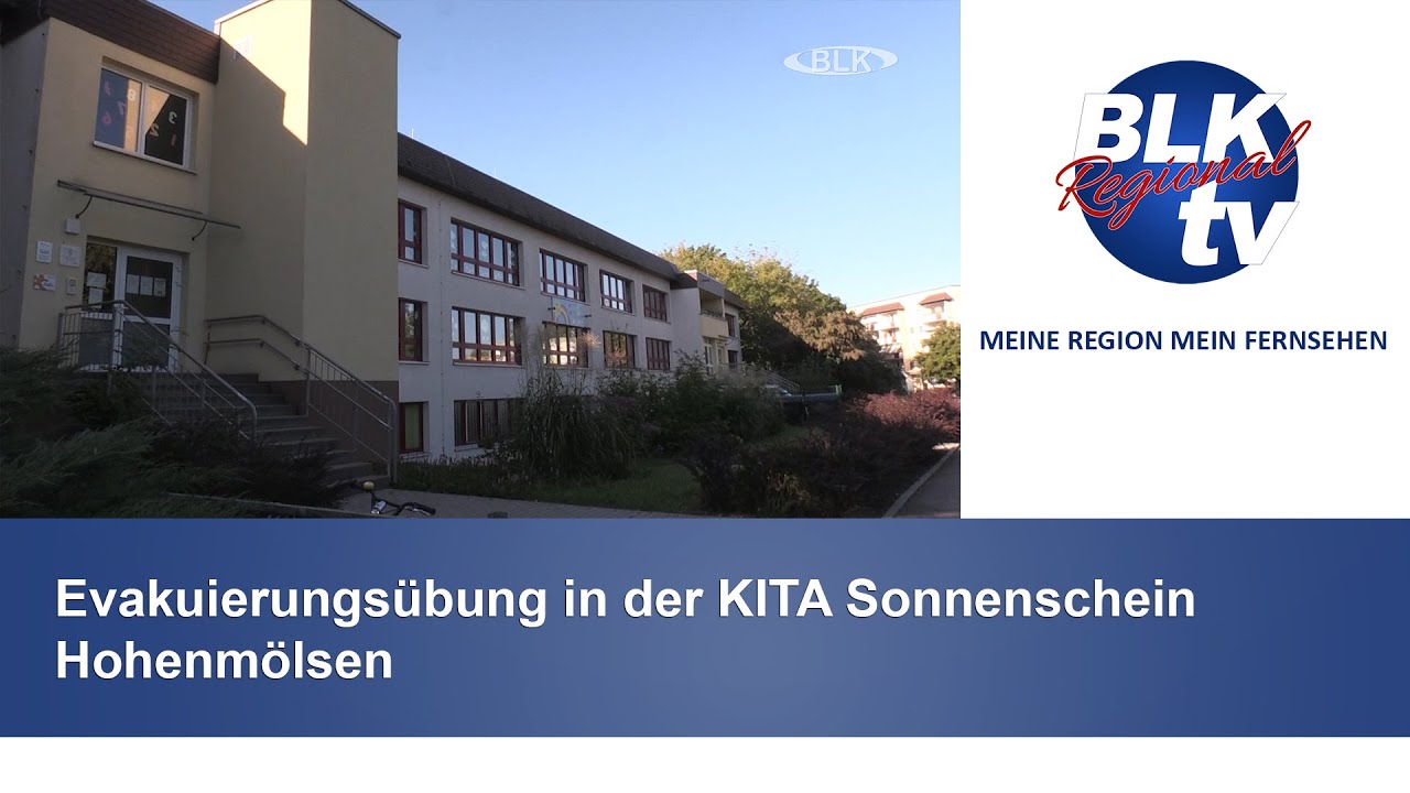 Evakuierungsübung in der KITA Sonnenschein Hohenmölsen