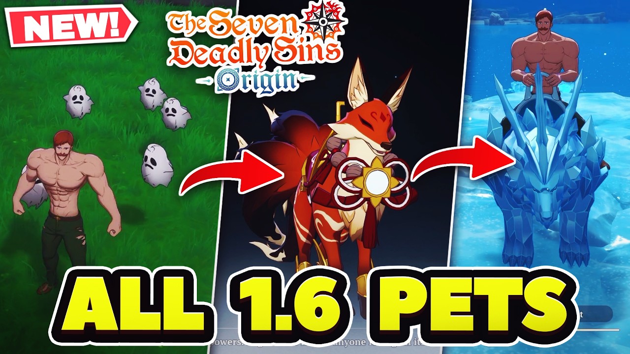 HOW TO FIND & CATCH EVERY 1.6 PET! Ghost, Flare & Frost Bear! MUST HAVE PETS! | 7DS: Origin
