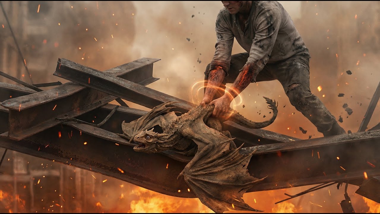 He Lifted a Fallen Dragon Child to Safety—And Flames Gathered Around His Hands | dragon myths