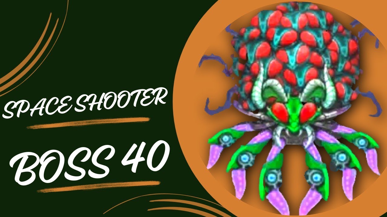 Space Shooter Galaxy Attack Boss Level 40 | Boss 40 Fight- Gameplay IOS & Android