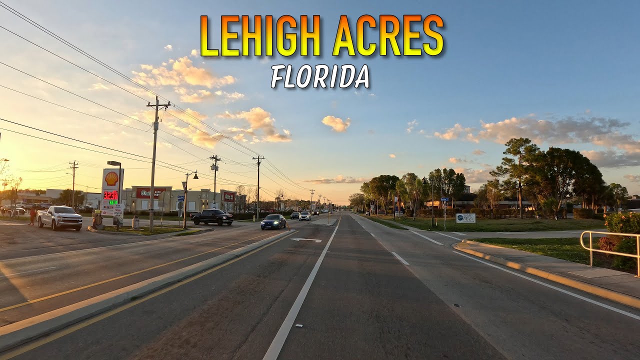 Lehigh Acres Florida Driving Through
