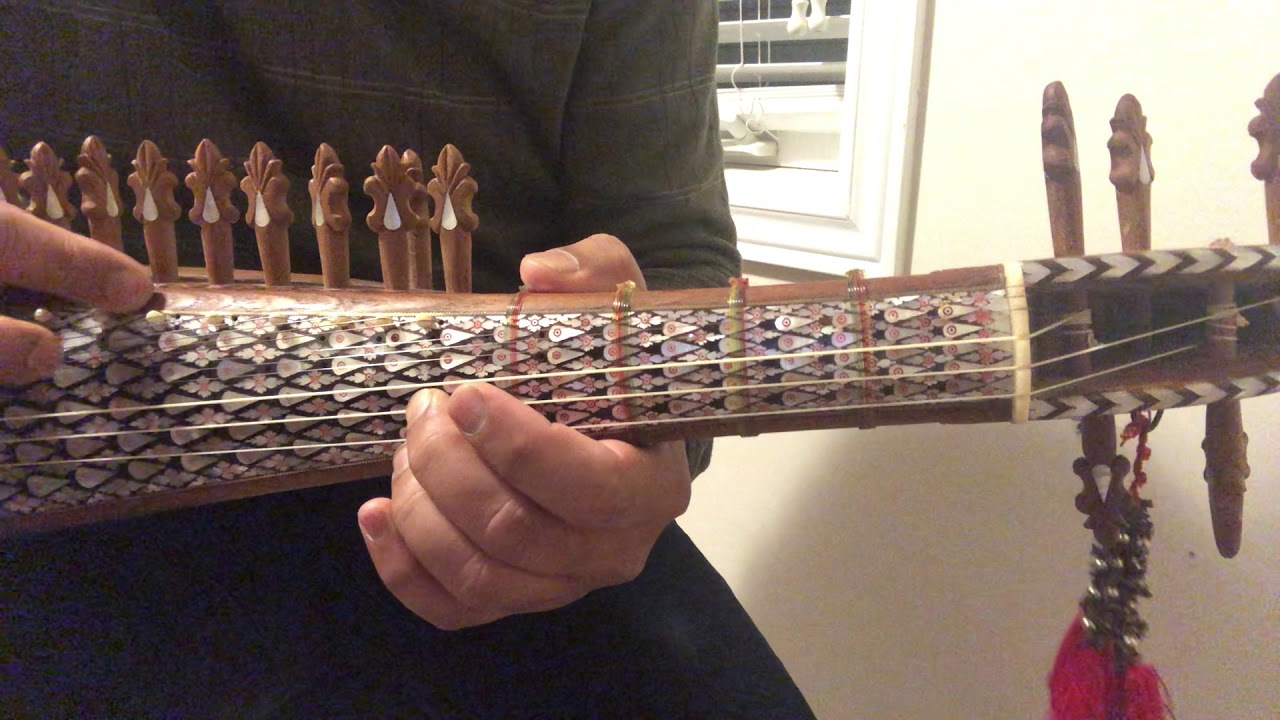 Learn Rabab 10 -  Rabab tuning in Khamaj Thaat (Pashto Audio)