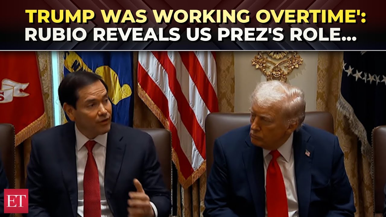'One day, perhaps the entire story will be told...': Marco Rubio praises Trump's work on Gaza deal