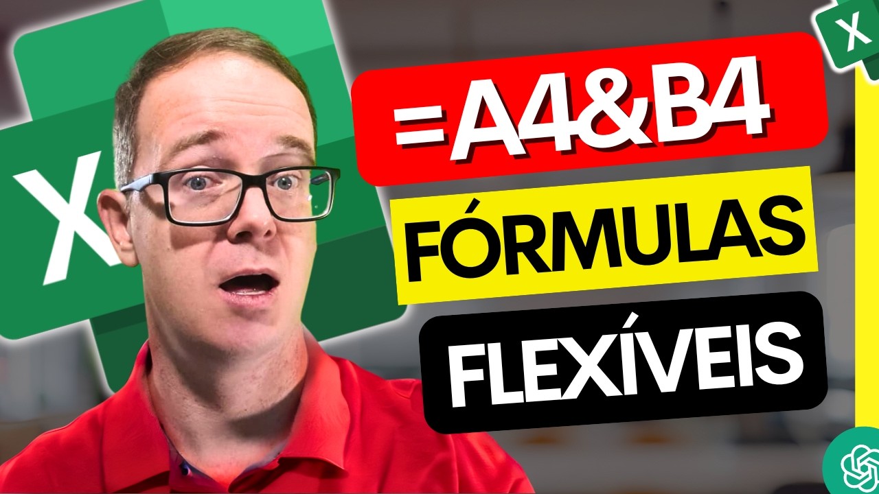 Crie Fórmulas Incrivelmente FLEXÍVEIS no Excel com o '&' (Segredos da Concatenação!)