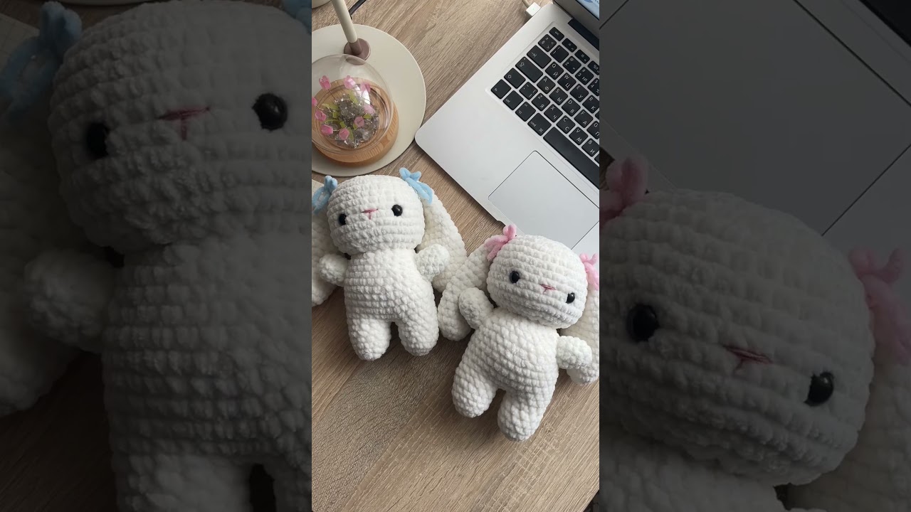 Crochet bunnies 🩵🩷 