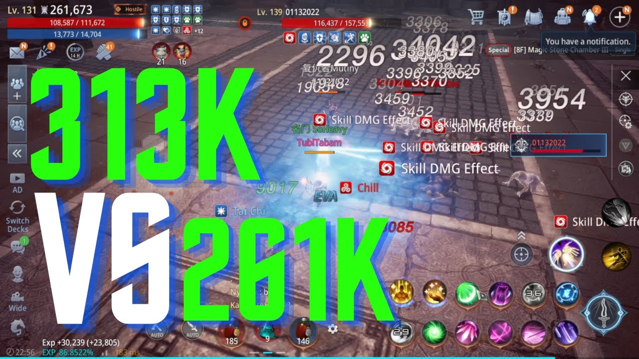 MIR4 TAOIST PVP - 52K PS GAP WITH TIER II +8 LEGENDARY WEAPON
