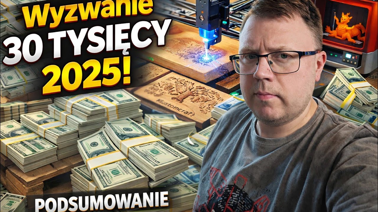 Wyzwanie 30 000 zł &ndash; PODSUMOWANIE 2025 💰 Ile naprawdę zarobiłem w warsztacie?