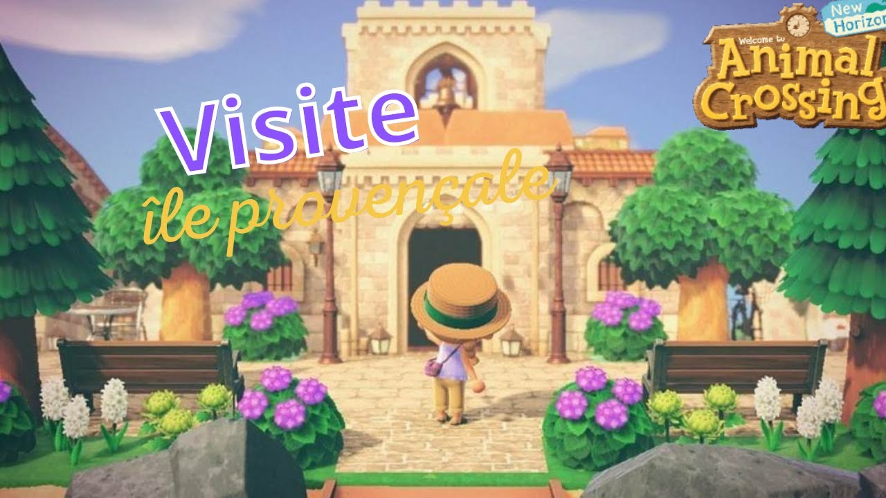 Une île provençale MAGNIFIQUE - Visite d'île Animal Crossing New Horizons #acnh