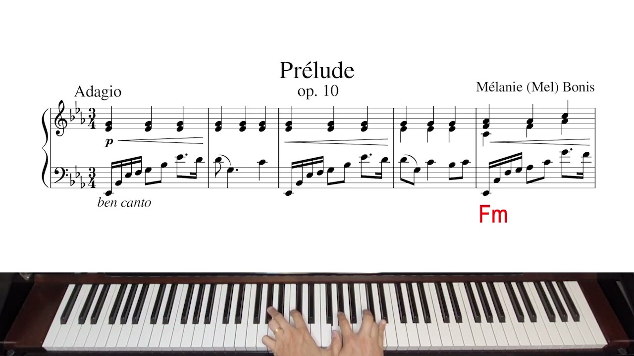 Prelúdio op.10 - Mélanie Bonis (vídeo aula)