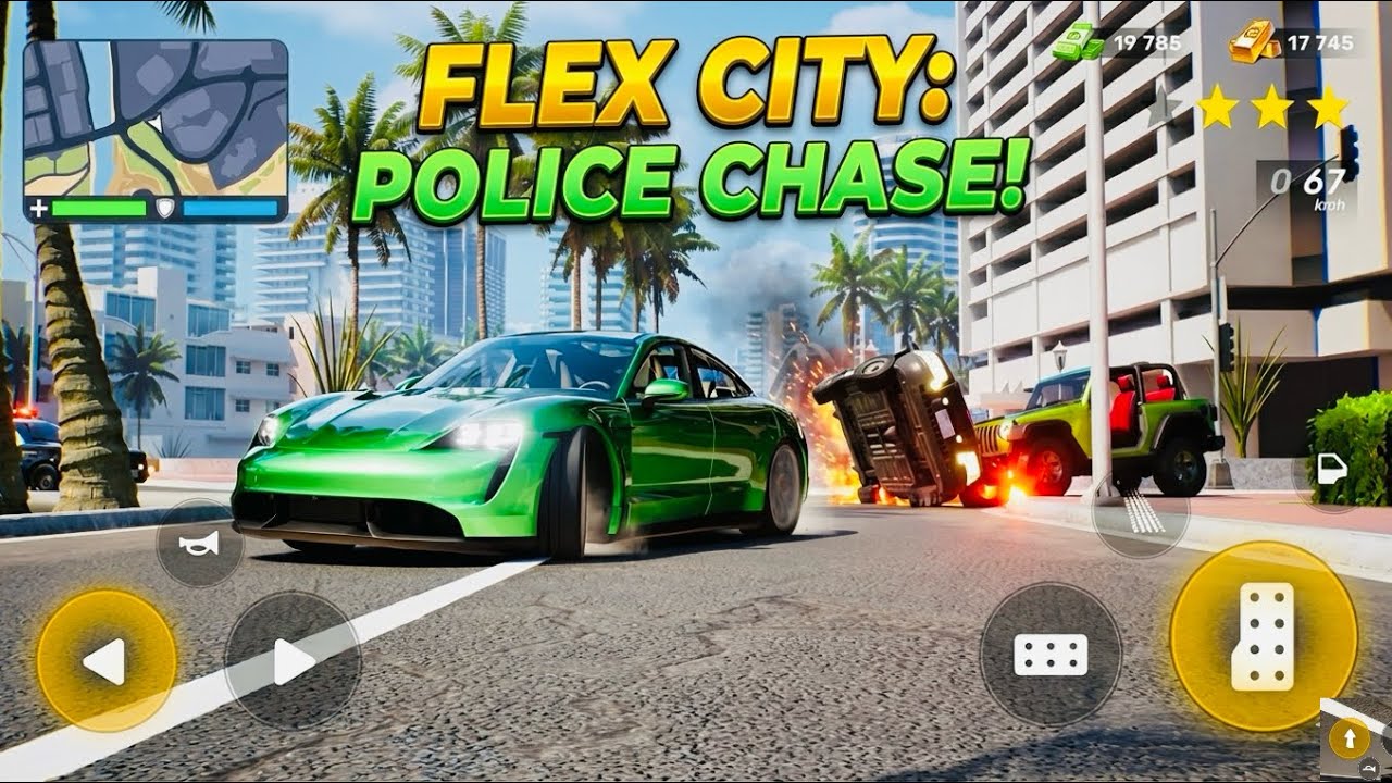 Flex City Gameplay – House to City Life Adventure | Pizza Delivery Job, Car Drive, Drone View 🔥