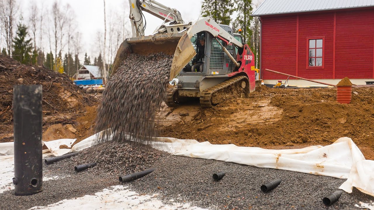 Building a Stormwater Infiltration Bed for My Garage