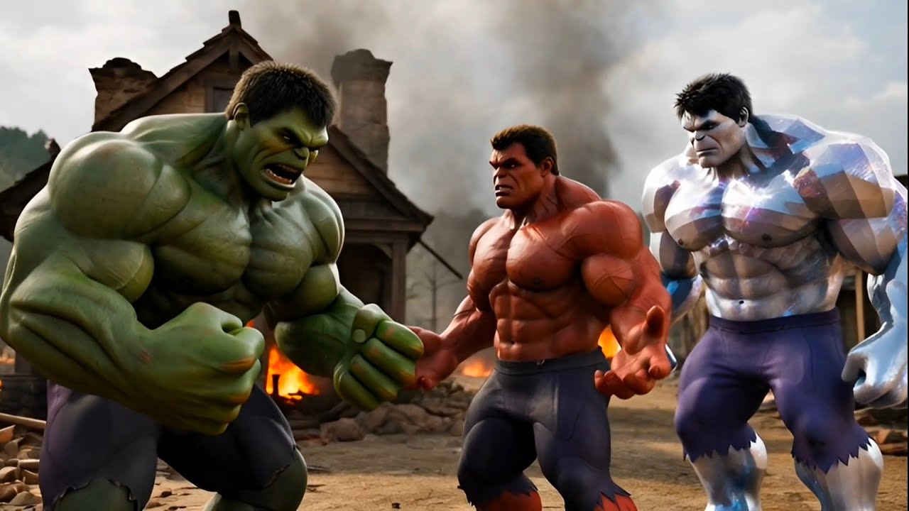  Hulk vs Red Hulk Diamond Hulk | Full Action Fight | Fan Made Movie
