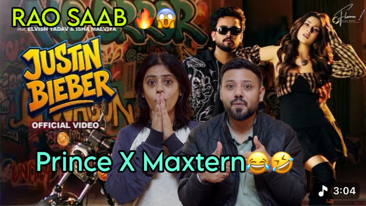 Justin Bieber (Official Video) Reaction - Elvish Yadav | Isha Malviya |Anu Amanat |New Haryanvi Song
