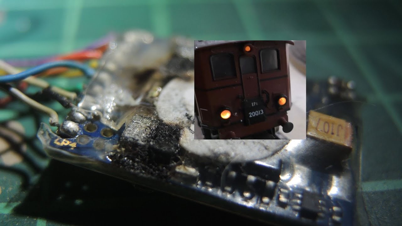 Märklin / Primex 3187 analogisieren, Decoder abgebrannt.