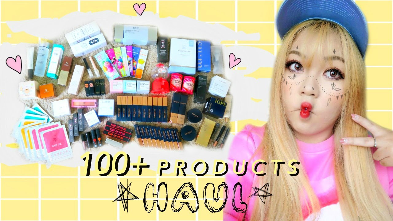 (100+ Products) MASSIVE KOREAN SKINCARE MAKEUP HAUL! [WishYourBeauty ep.4]