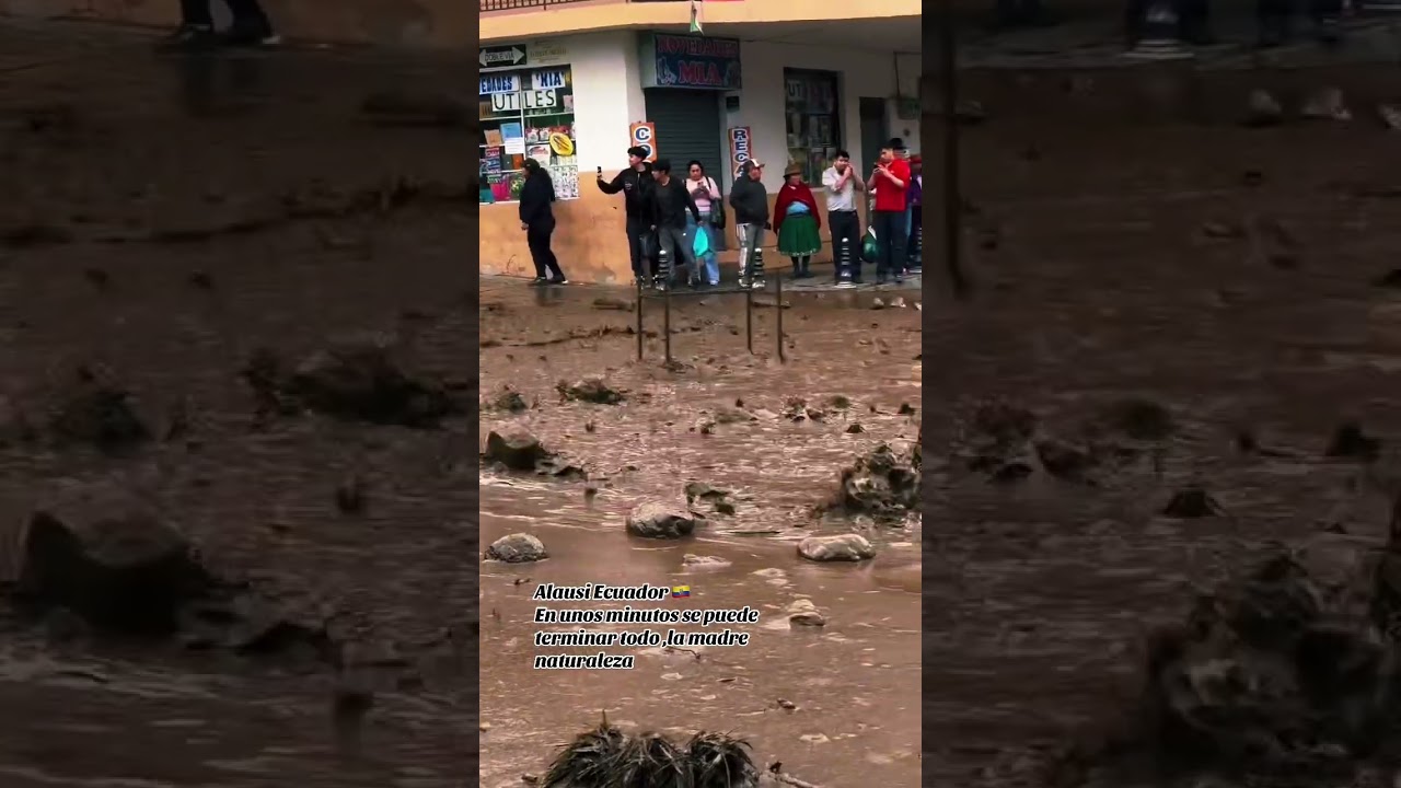 Aluvi&oacute;n Alausi Ecuador #ecuador #noticias #aluvion