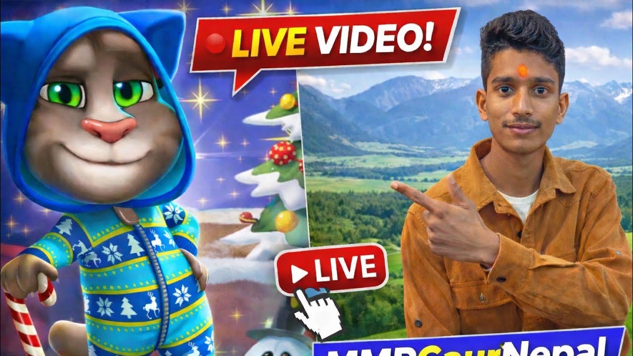 नमस्ते दोस्तों! आज मैं या( my talking Tom) लाइव खेल रहा हूँ। चलिए साथ में मस्ती करते हैं