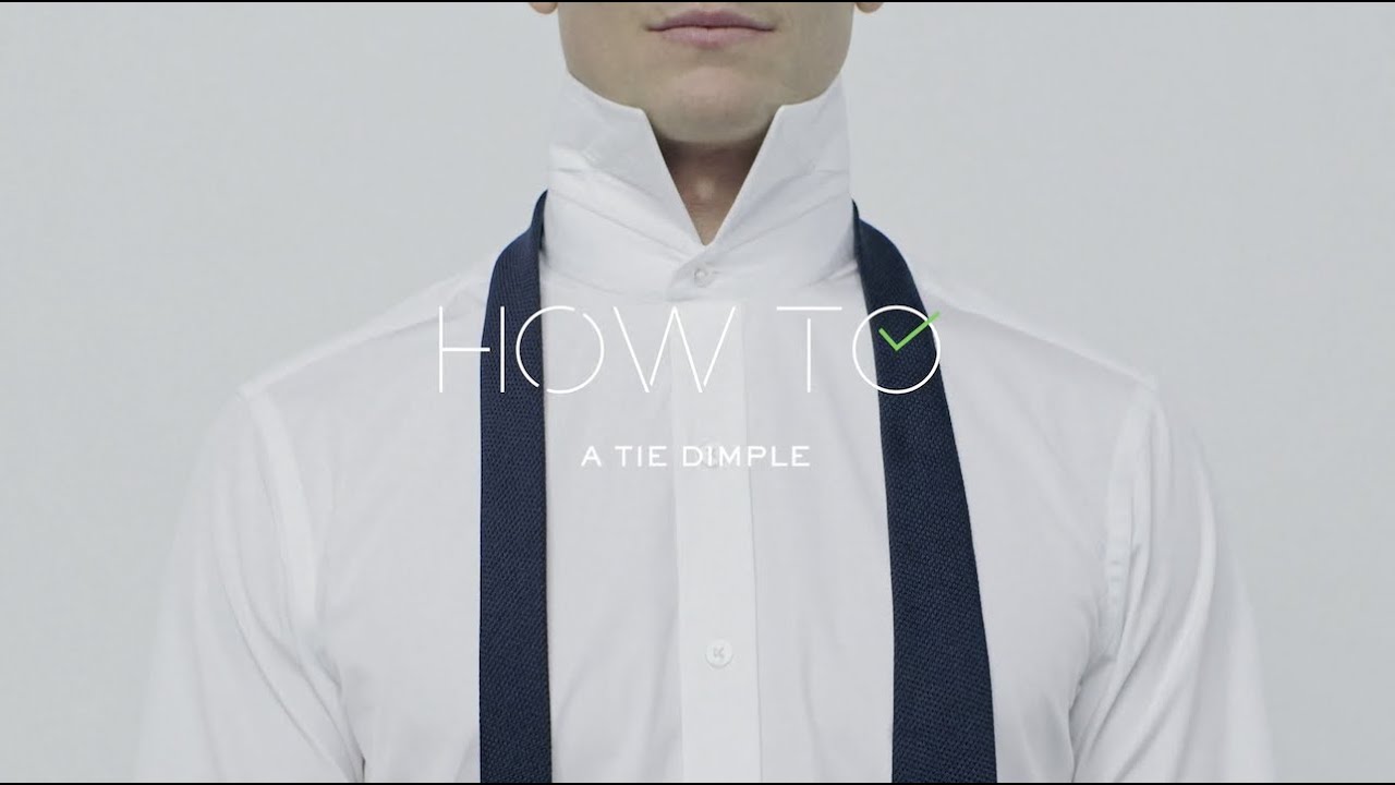 How To Get The Perfect Tie Dimple | MR PORTER