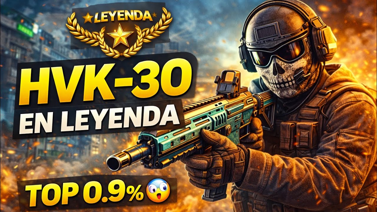 🔥 PROBANDO LA HVK-30 POR PRIMERA VEZ EN LEYENDA (TOP 0.9%) | CASI MVP