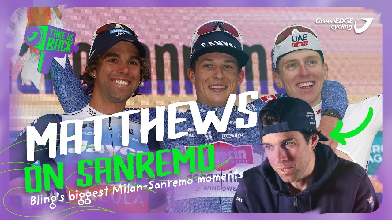 TAKE US BACK - Milan San Remo, one of Michael Matthews great loves.