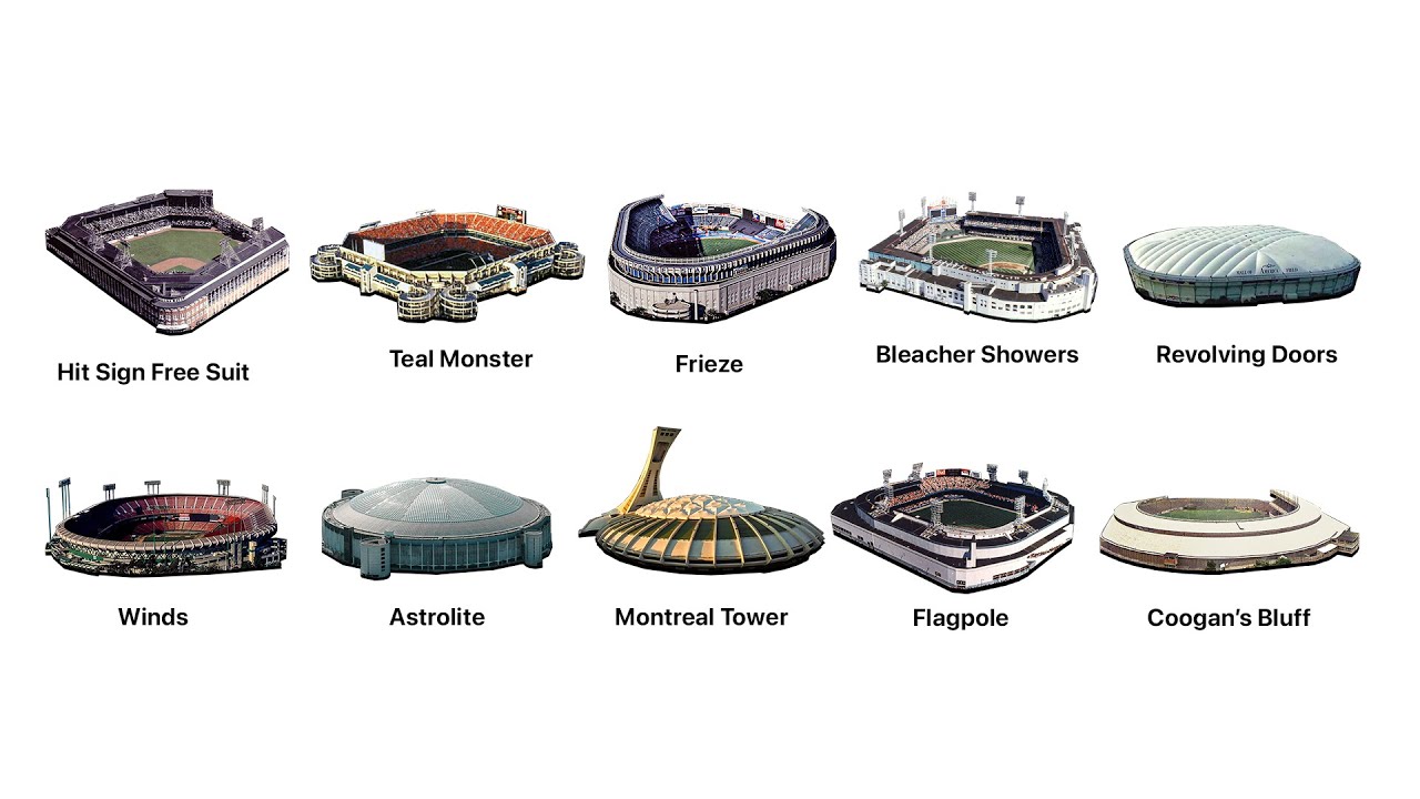 The Features MLB Ballparks Of The Past Explained in 14 Minutes
