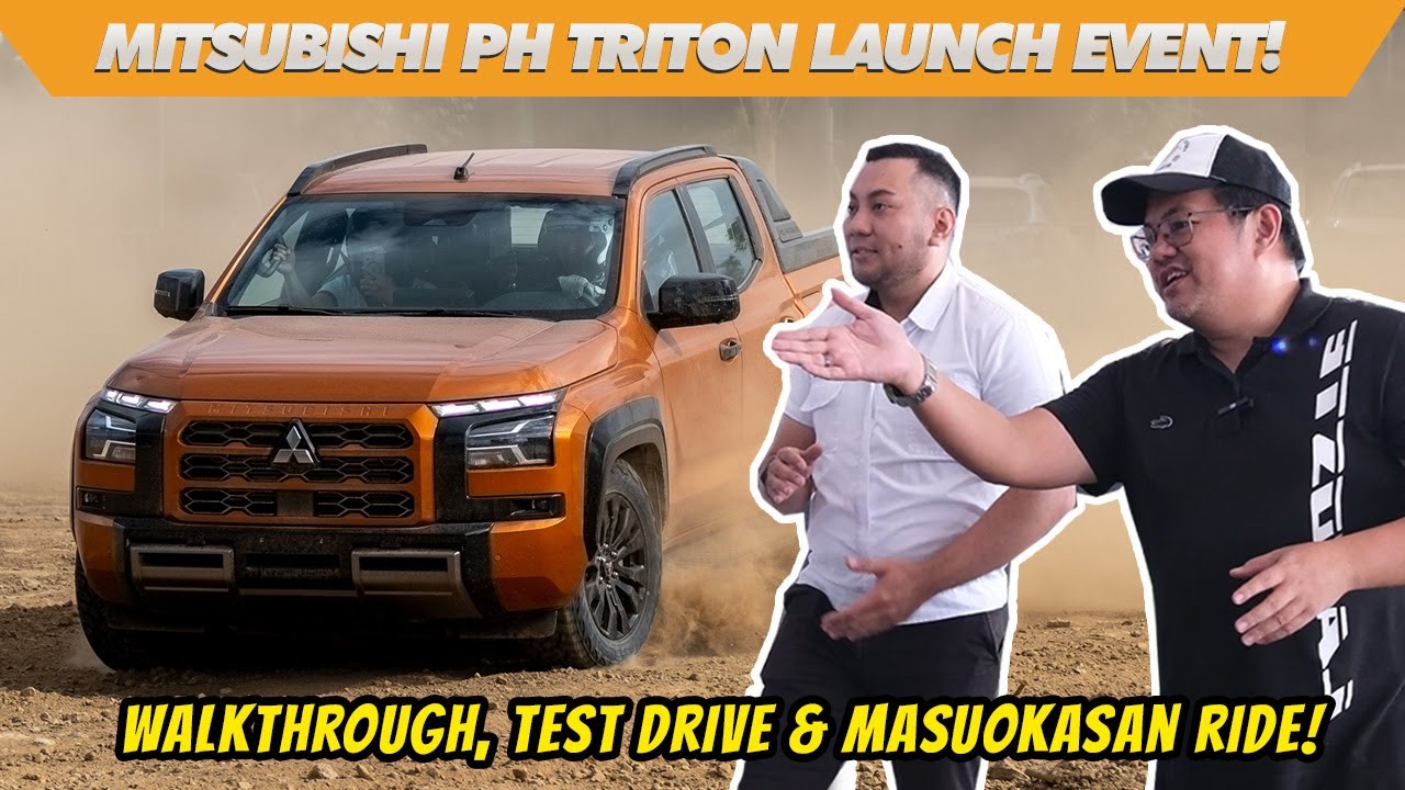 Vlog: Mitsubishi Triton Walkthrough | Quick Test | Masuoka-san Ride | TEST DRIVE PH
