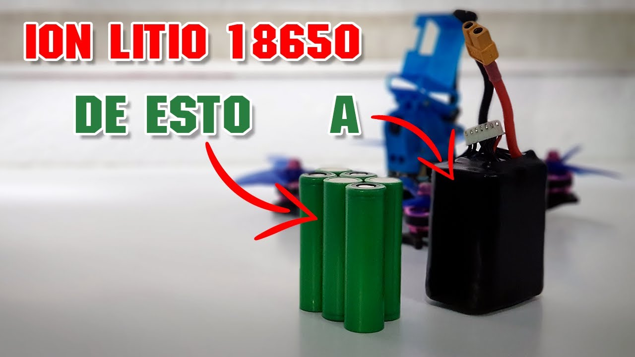 Como MONTAR una batería 6S Li-Ion 18650 🔋🔧