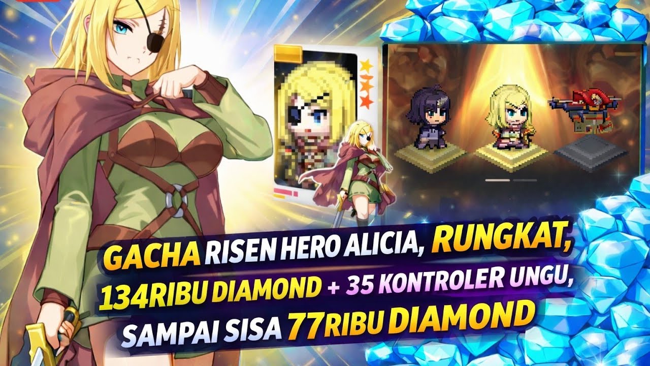 GACHA RISEN HERO ALICIA - GUARDIAN TALES X CLEVATESS