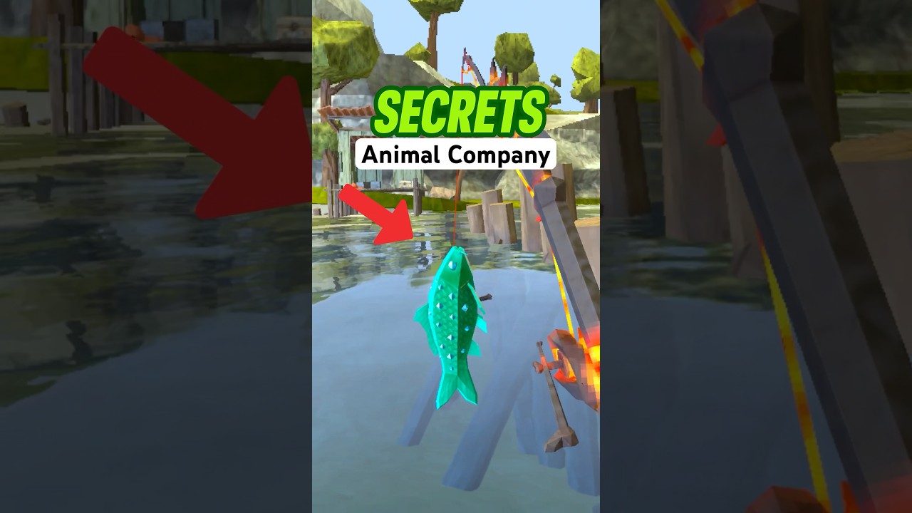 Animal Company SECRET LAVA FISHING ROD UPDATE! 🔥🐠 #animalcompany #animalcompanyvr #vr #ugvr