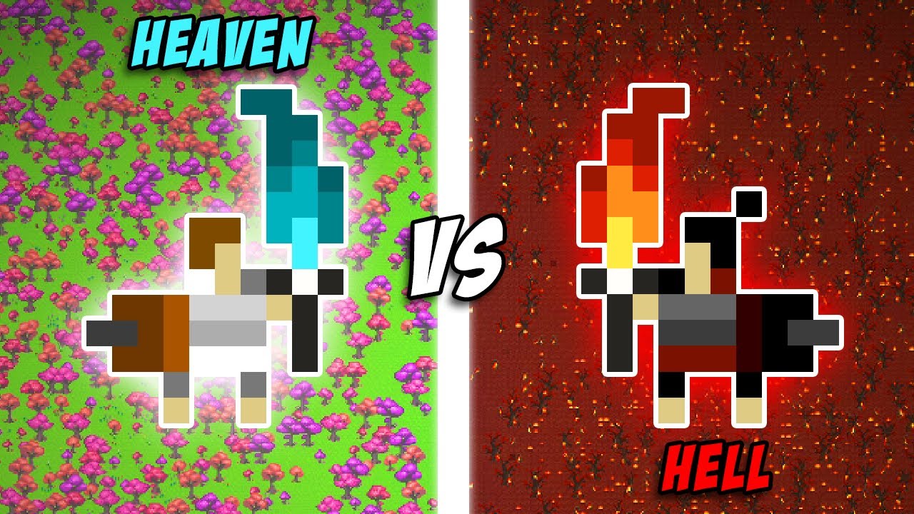 Heaven VS Hell (With New Biomes!) - Worldbox