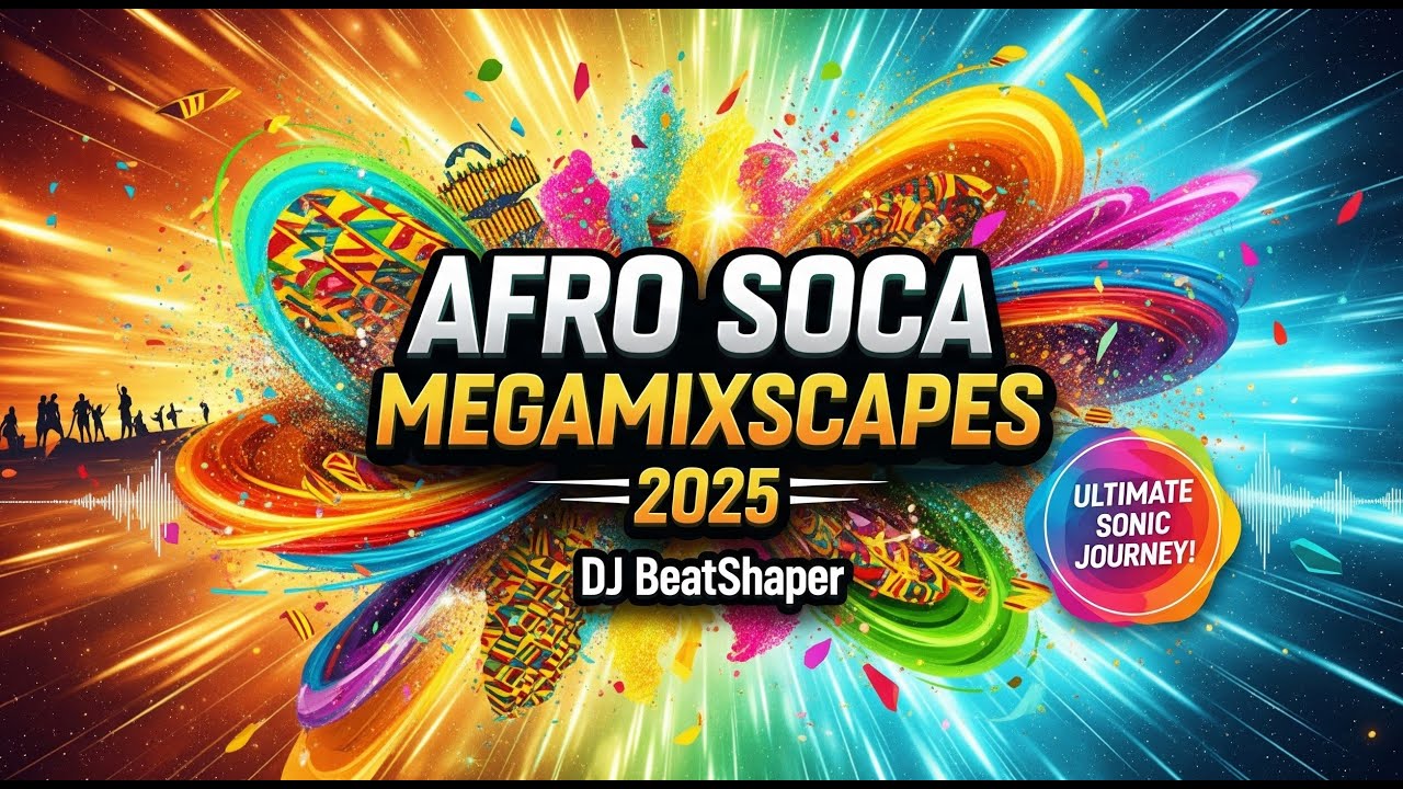 DJ BeatShaper - Afro Soca MegaMixScapes 2025 | High Energy Afrobeats & Soca Party Mix