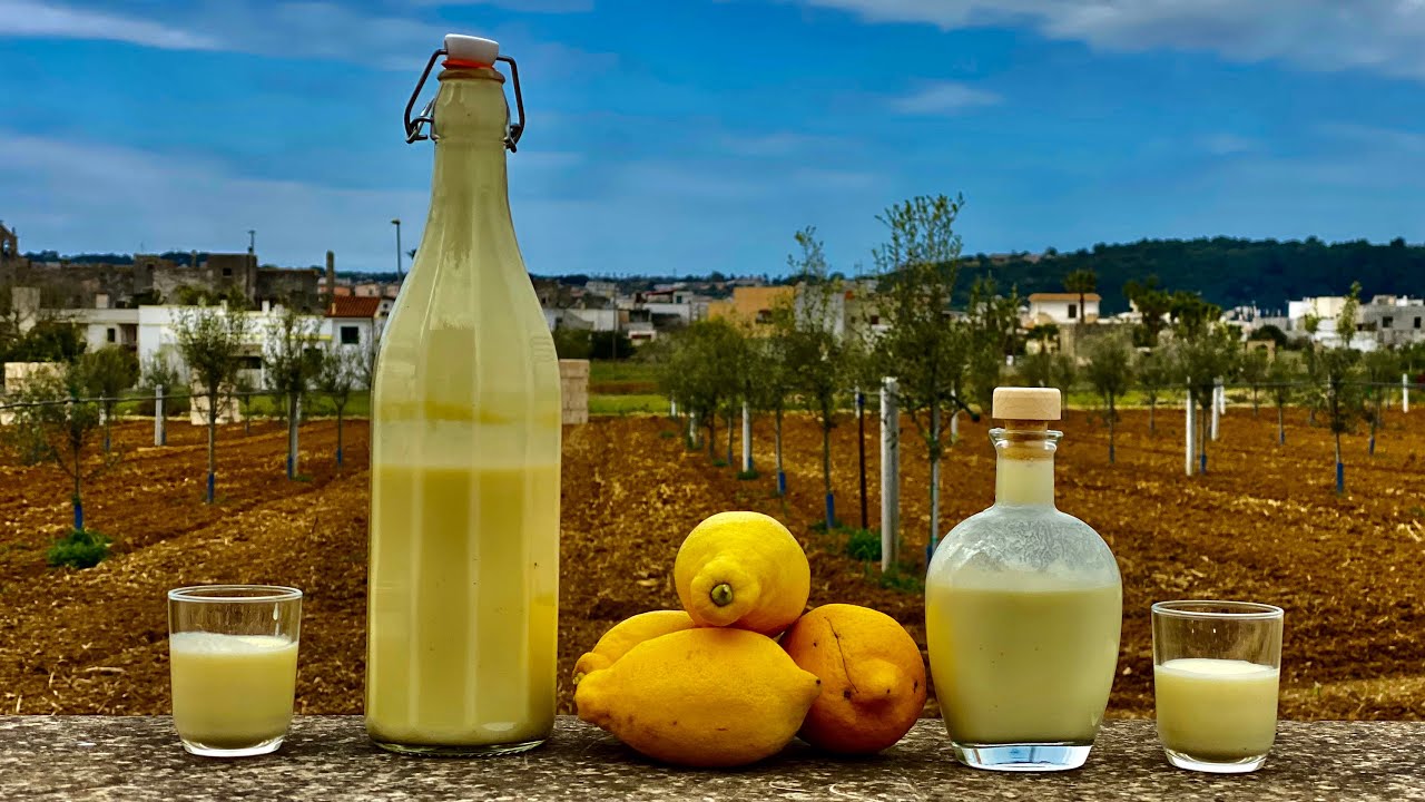 LIMONCELLO CREAM Liqueur 🍋 Original Italian recipe + Alternative recipe with Vodka